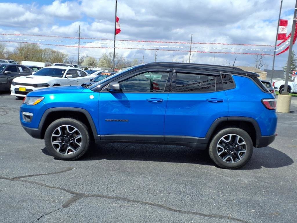 Used 2019 Jeep Compass Trailhawk with VIN 3C4NJDDBXKT815236 for sale in Tilton, IL