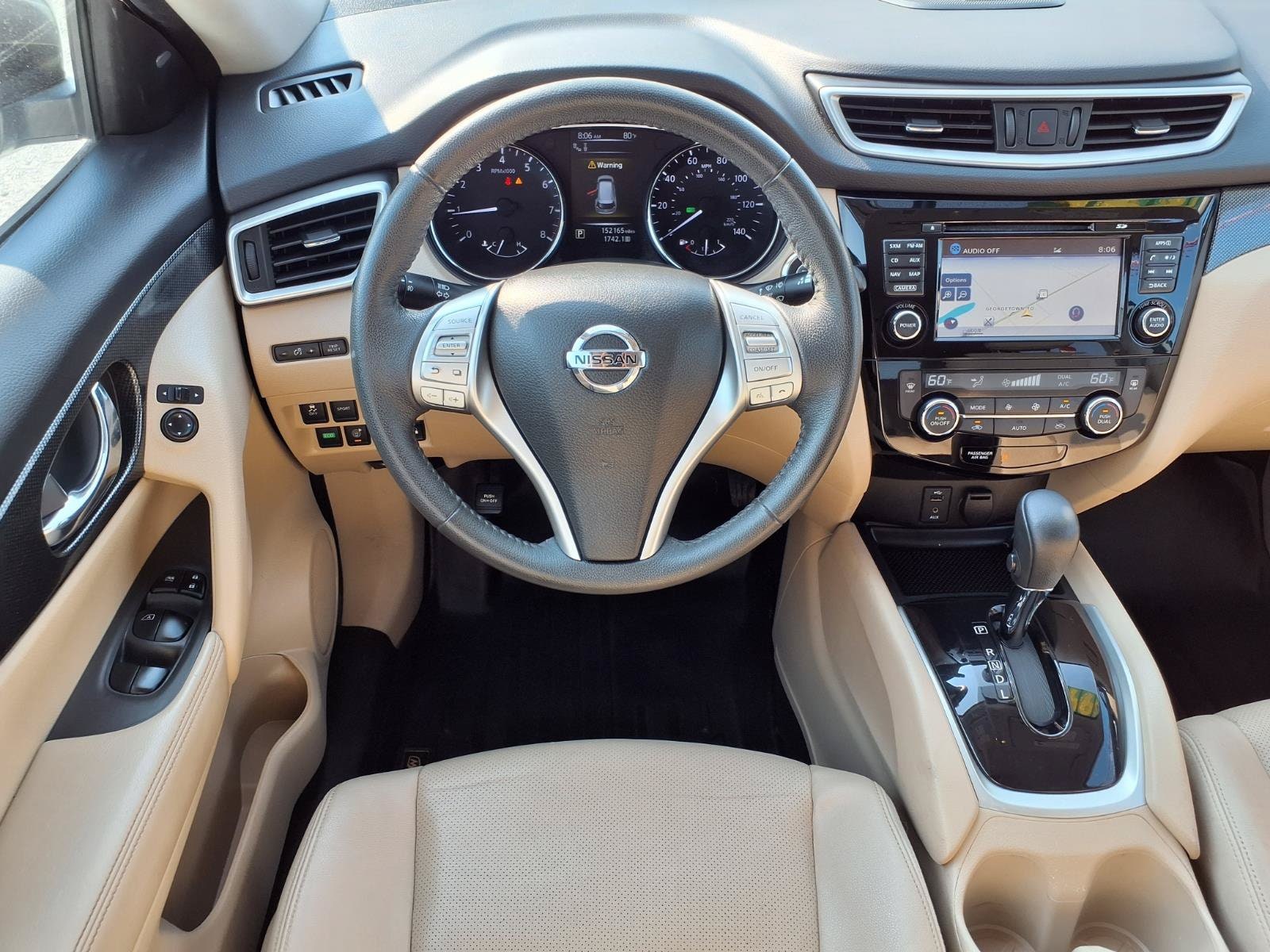 Used 2016 Nissan Rogue SL with VIN 5N1AT2MV6GC854119 for sale in Tilton, IL