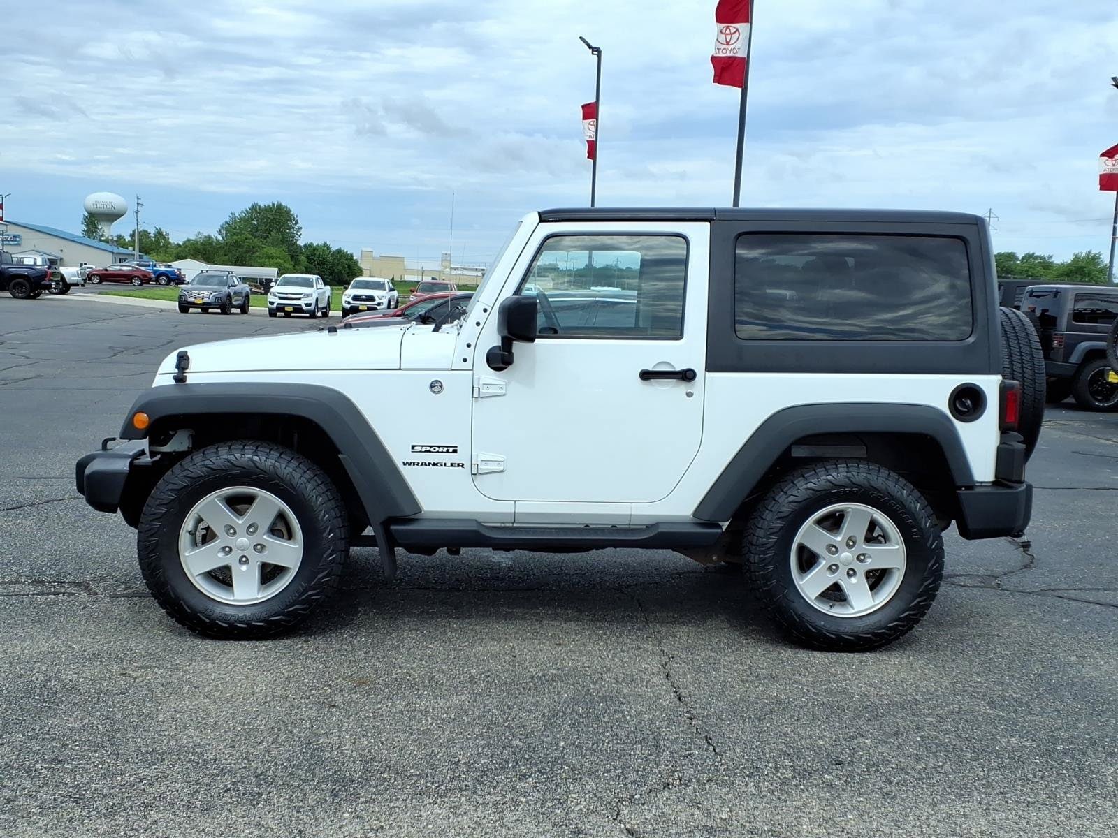 Used 2014 Jeep Wrangler Sport with VIN 1C4AJWAG7EL303850 for sale in Tilton, IL