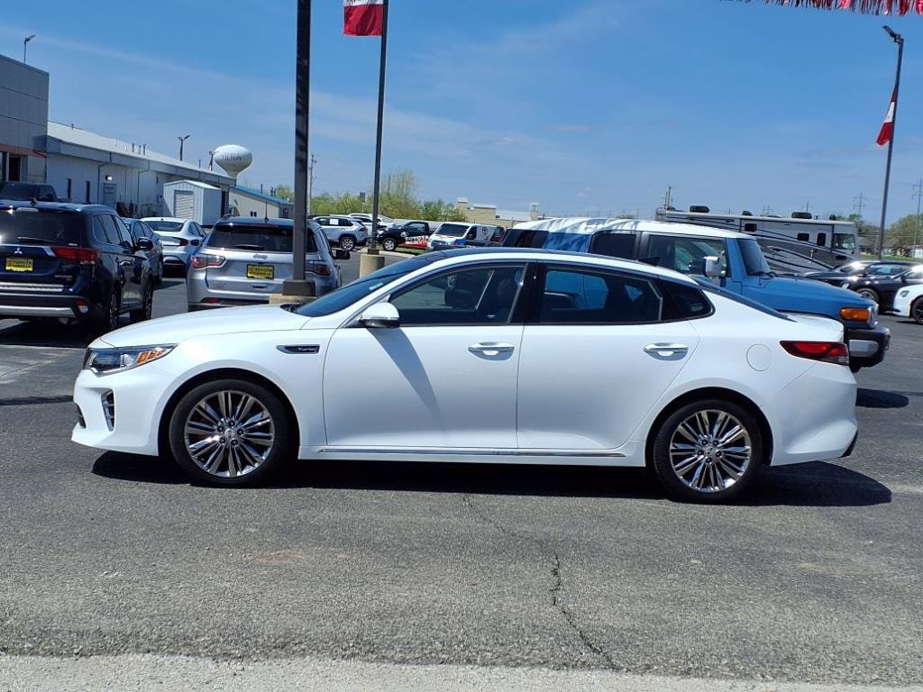 Used 2016 Kia Optima SXL with VIN 5XXGV4L25GG111494 for sale in Tilton, IL