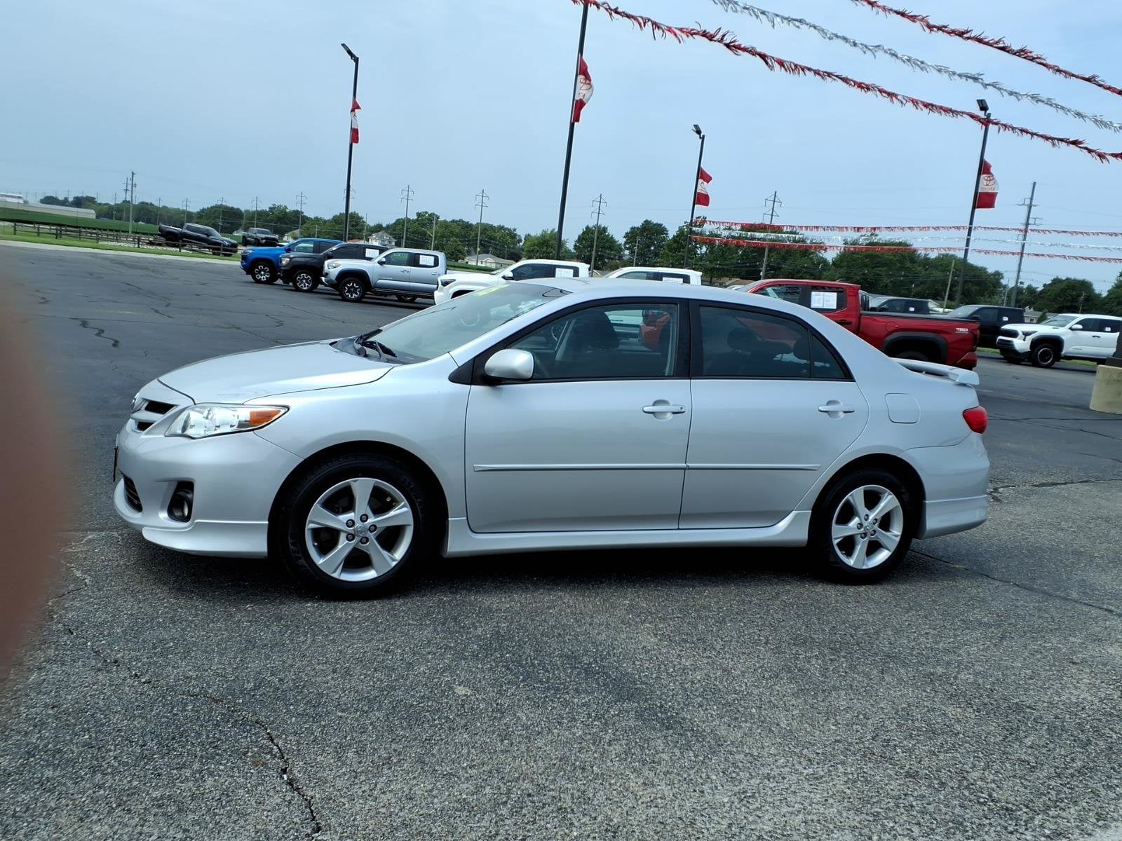 Used 2012 Toyota Corolla L with VIN 2T1BU4EE0CC801482 for sale in Tilton, IL