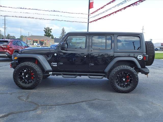 Used 2018 Jeep All-New Wrangler Unlimited Sport S with VIN 1C4HJXDG1JW209147 for sale in Tilton, IL