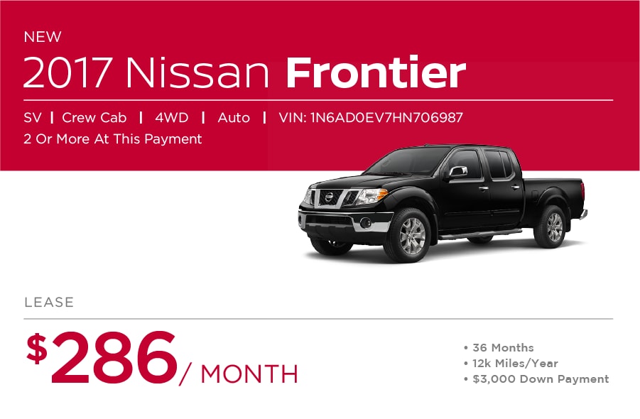Nissan Frontier Special Offers
