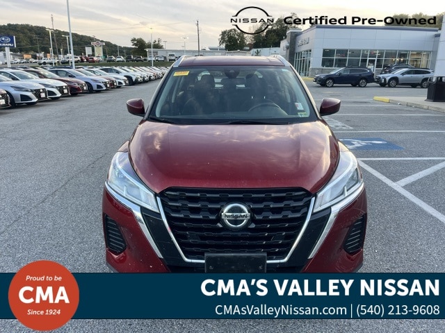 Certified 2021 Nissan Kicks SV with VIN 3N1CP5CV3ML513767 for sale in Staunton, VA