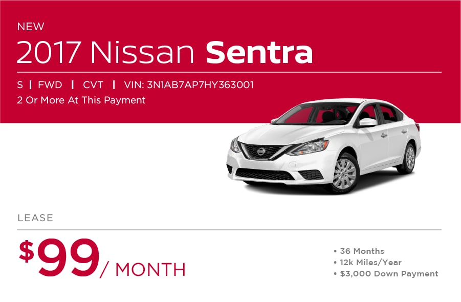 Nissan Sentra Special Offer