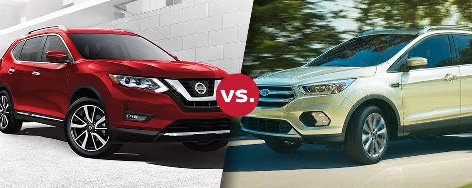 Comparison: 2017 Nissan Rogue vs 2017 Ford Escape | CMA's Valley Nissan