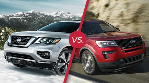 Comparison: 2018 Nissan Pathfinder vs 2018 Ford Explorer