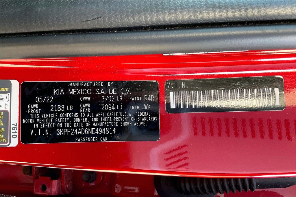 Used 2022 Kia Forte LXS Sedan