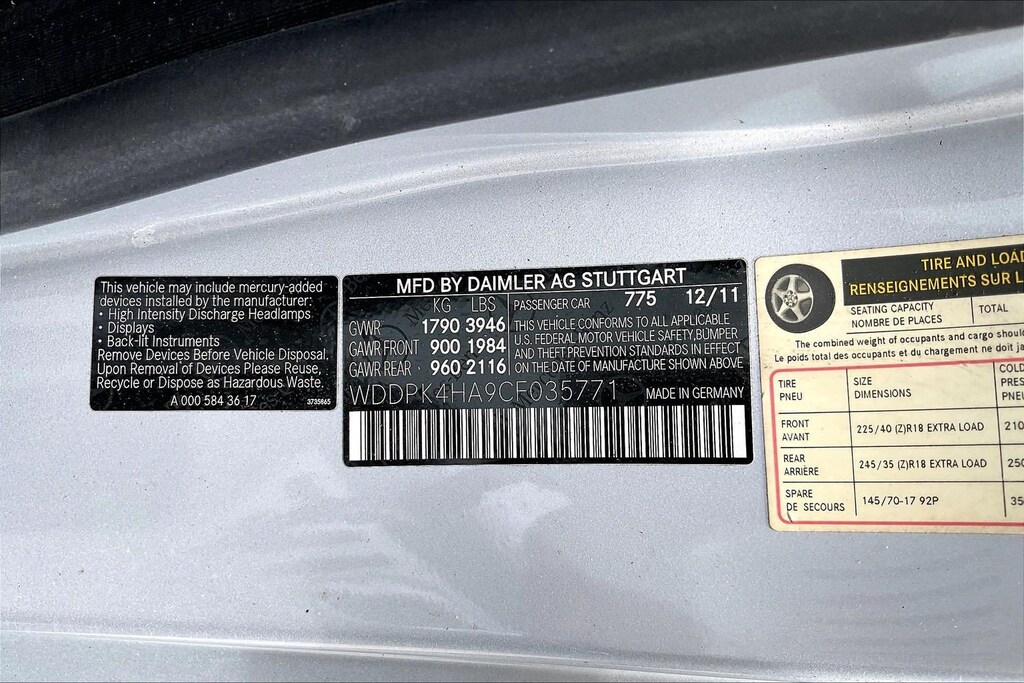 Used 2012 Mercedes-Benz SLK 250 Roadster