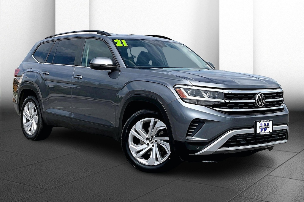 Used 2021 Volkswagen Atlas 3.6L V6 SE w/Technology 4MOTION SUV