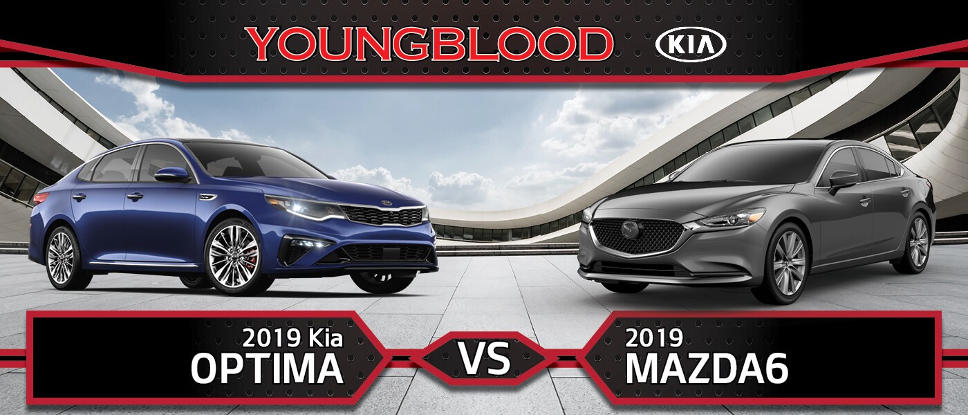 2019 Kia Optima vs. 2019 Mazda6