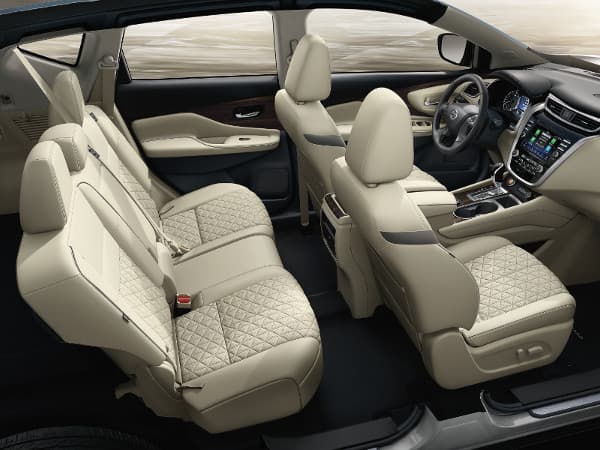 The interior of the 2020 Nissan Murano