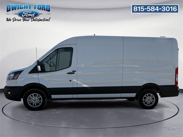 Certified 2023 Ford E-Transit Cargo Van Base with VIN 1FTBW9CK3PKB67976 for sale in Dwight, IL
