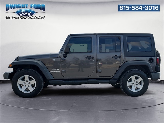 Used 2018 Jeep Wrangler JK Unlimited Sport S with VIN 1C4HJWDG4JL919834 for sale in Dwight, IL
