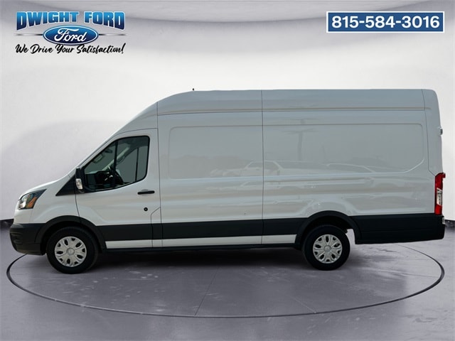 Certified 2022 Ford E-Transit Cargo Van Base with VIN 1FTBW3XKXNKA50433 for sale in Dwight, IL