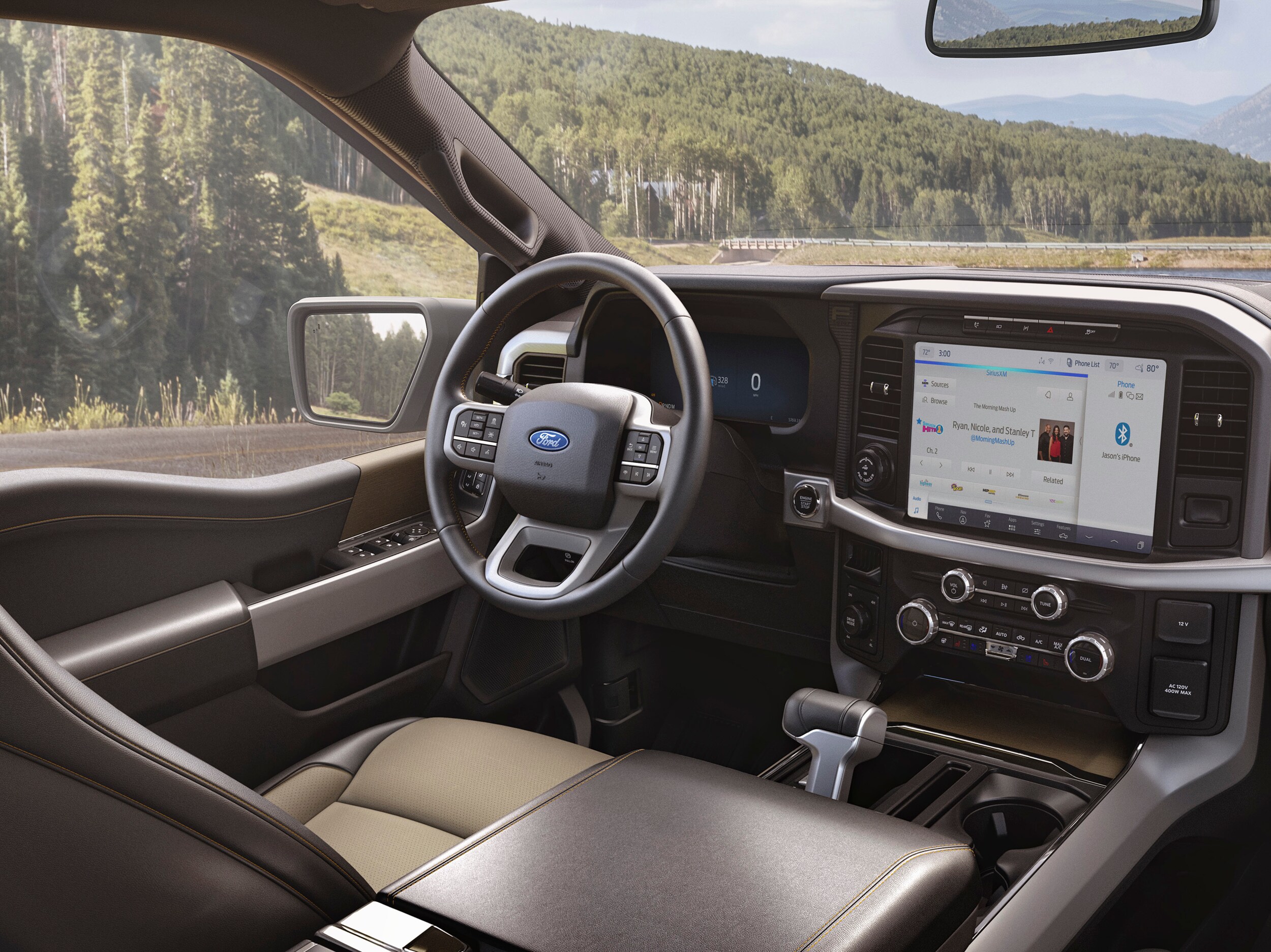 2024 F-150® Raptor R™ being driven in the desert kicking clouds of sand