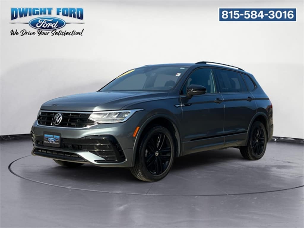 Certified 2022 Volkswagen Tiguan 2.0T SE R-Line Black SUV