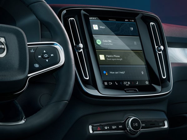 2022 Volvo C40 Recharge Infotainment Touchscreen