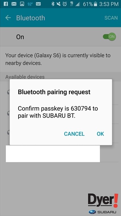Setting Up Your Subaru Bluetooth Dyer Subaru