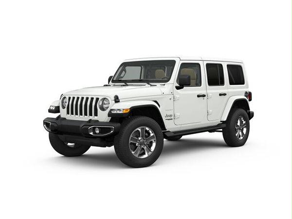 2019 Jeep Wrangler Sahara White Exterior