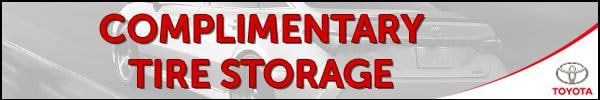 Complimentary season of Tire Storage when you purchase a winter tire package Complimentary season of Tire Storage when you purchase a winter tire package