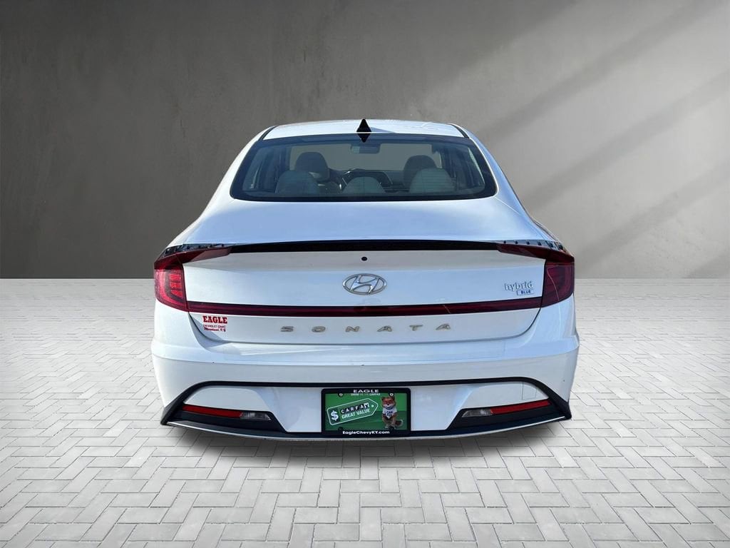 Used 2021 Hyundai Sonata Blue Sedan