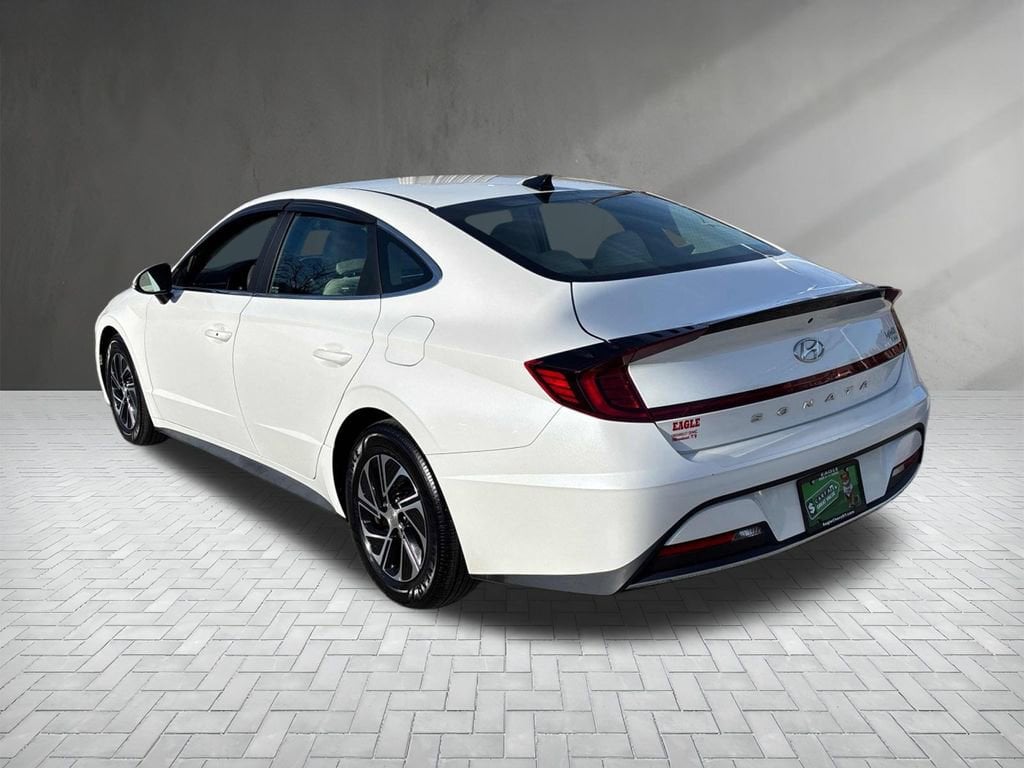 Used 2021 Hyundai Sonata Blue Sedan