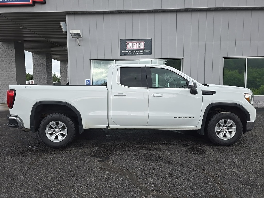 Used 2021 GMC Sierra 1500 SLE with VIN 1GTR9BEK4MZ231942 for sale in Eagle River, WI