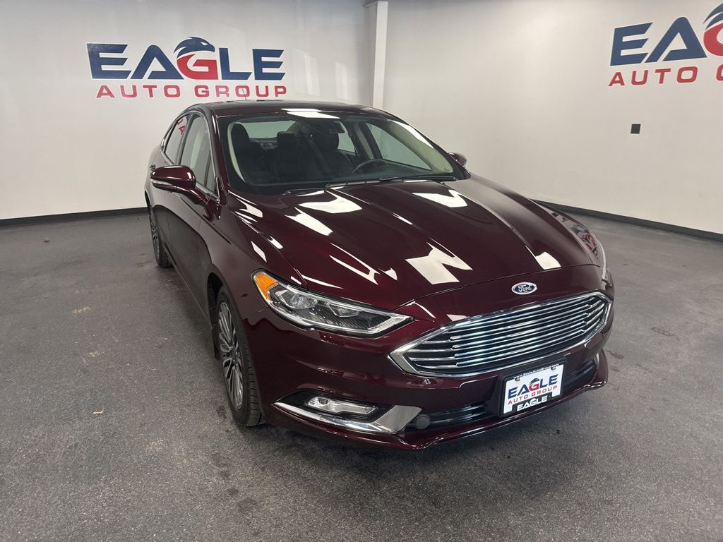 Used 2017 Ford Fusion Titanium with VIN 3FA6P0D91HR335770 for sale in Eagle River, WI