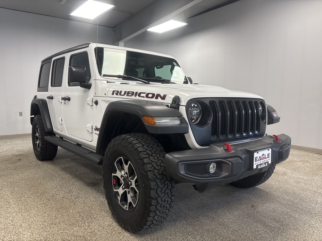 Used 2022 Jeep Wrangler Unlimited Rubicon with VIN 1C4HJXFG5NW190511 for sale in Eagle River, WI