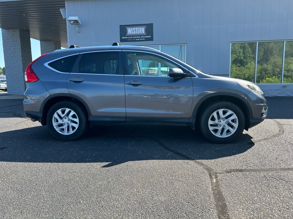 Used 2015 Honda CR-V EX-L with VIN 2HKRM4H75FH617622 for sale in Eagle River, WI