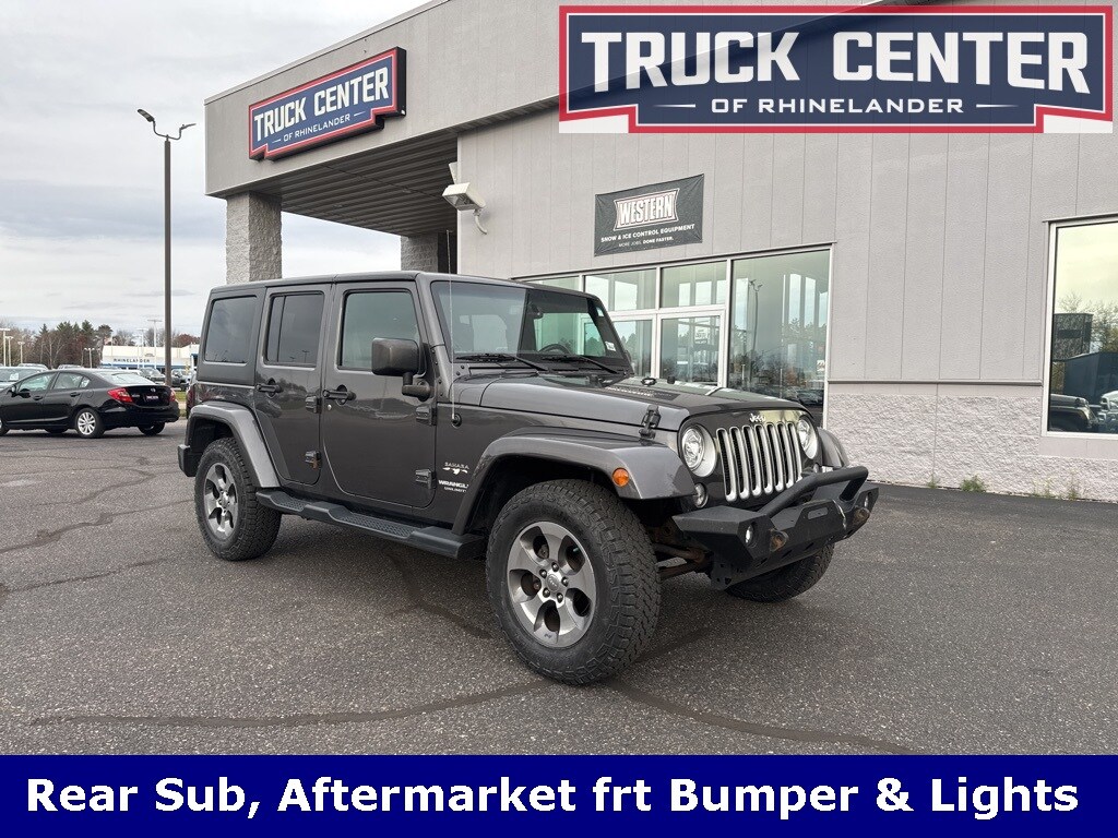 Used 2017 Jeep Wrangler Unlimited Sahara SUV