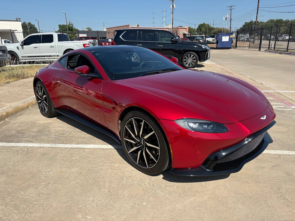 Used 2019 Aston Martin Vantage Front Sport Seats Black Painted Roof 20-Inch Wheel 2D Coupe