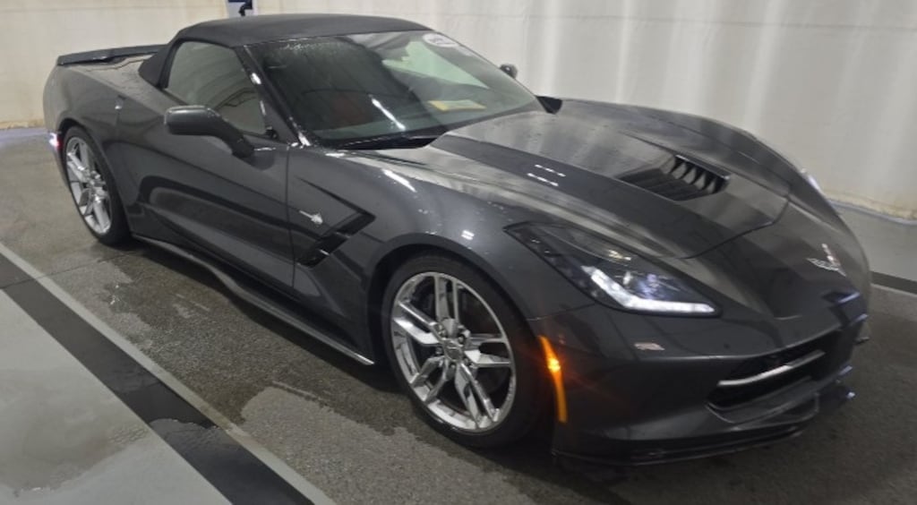 Used 2017 Chevrolet Corvette Stingray Z51 3LT Chrome Wheels Rare Watkins Glen G Convertible