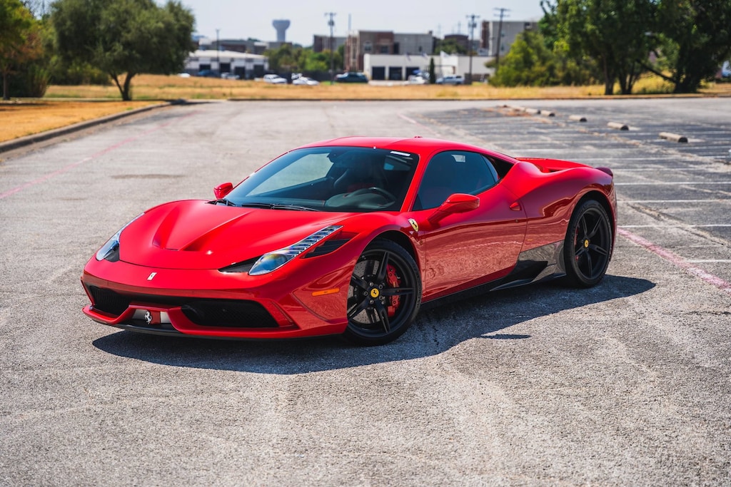 Used 2015 Ferrari 458 Italia Speciale Front Lift Shields Carbon Side Fins Carbo 2D Coupe