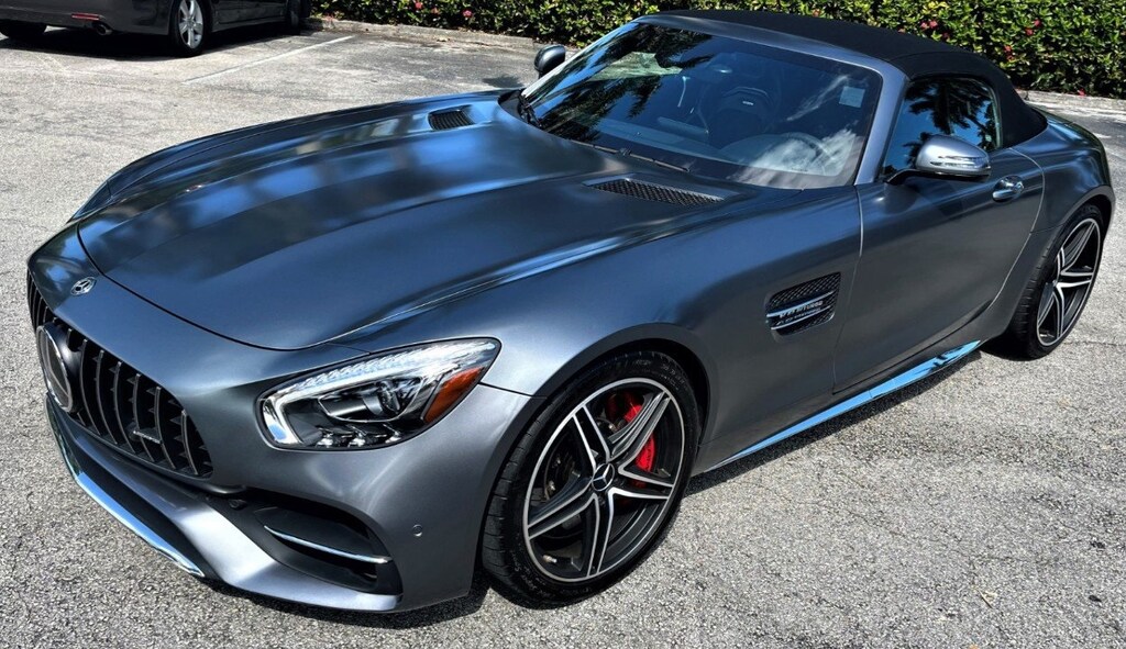 Used 2018 Mercedes-Benz AMG® GT C AMG Carbon Fiber Trim Interior Night Pkg DISTRON Convertible