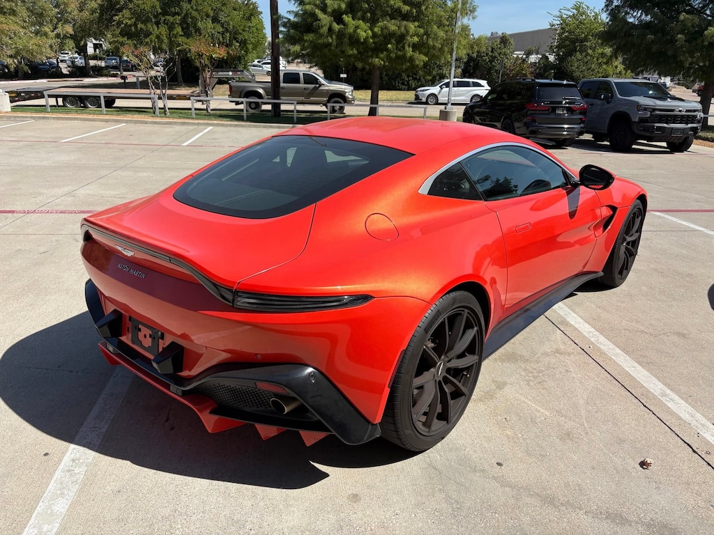 Used 2020 Aston Martin Vantage Q Exclusive Paint Sports Plus Carbon Textured Blac 2D Coupe