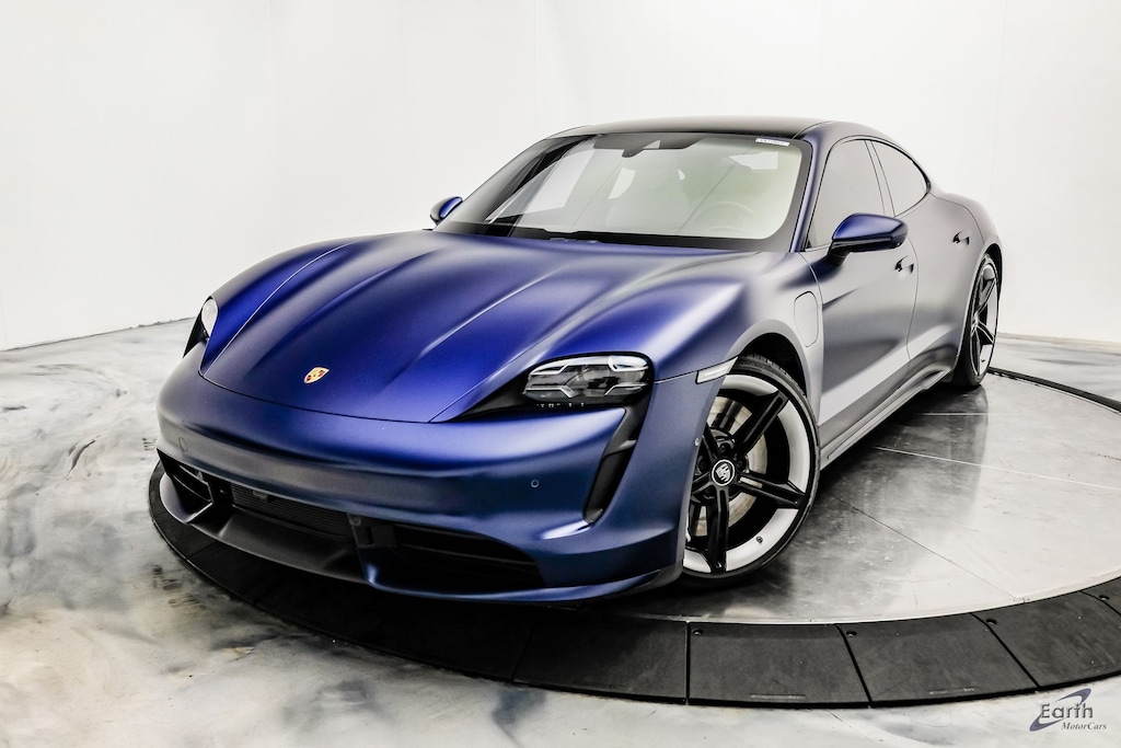 Used 2020 Porsche Taycan Turbo $170K MSRP Premium Package Full Stealth PPF 4D Sedan