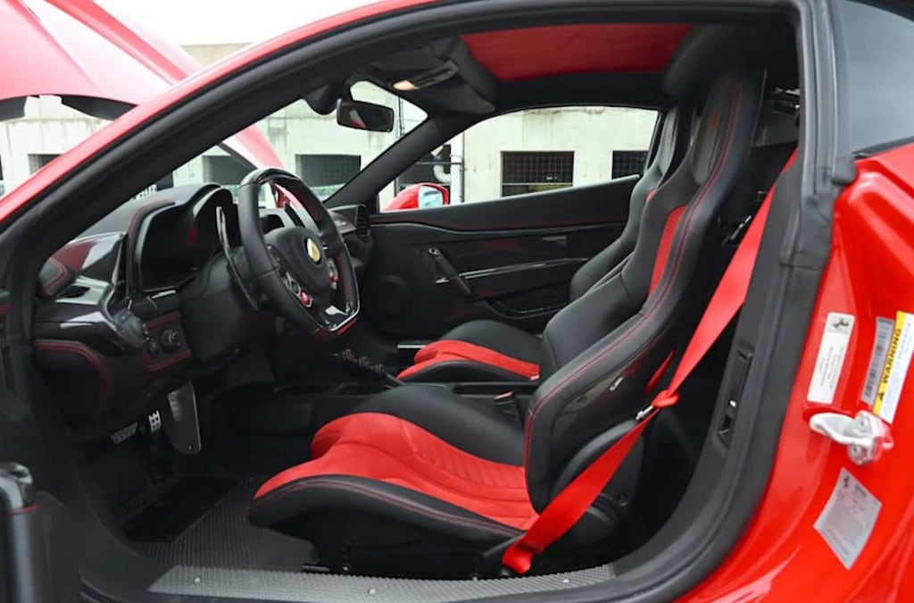Used 2015 Ferrari 458 Italia Speciale Front Lift Shields Carbon Side Fins Carbo 2D Coupe