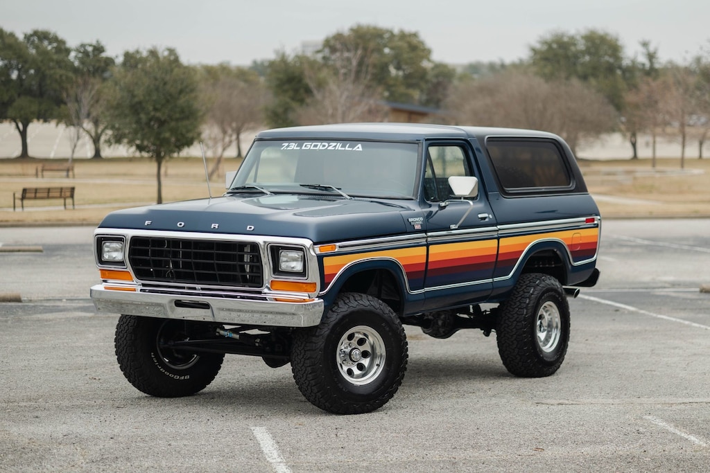 Used 1978 Ford Bronco Free Wheeling 7.3L Godzilla Custom SUV