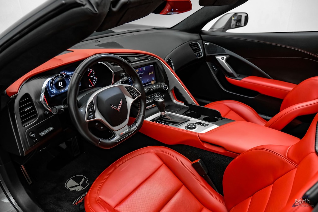Used 2015 Chevrolet Corvette Z06 3LZ Z07 Performance Pkg Carbon Flash Ground Ef 2D Coupe