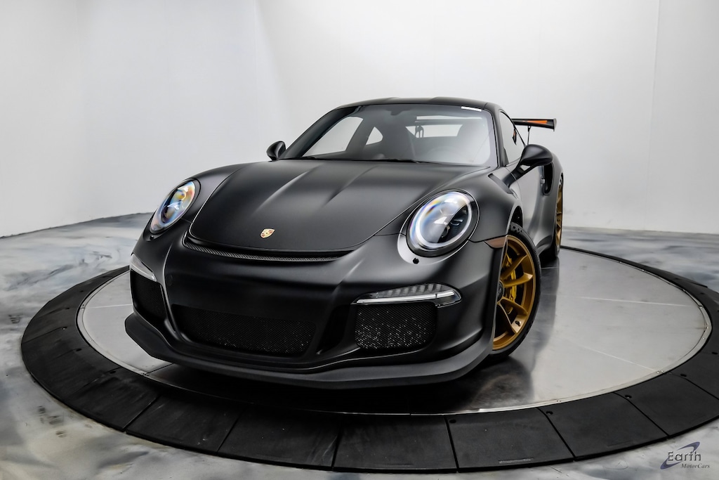 Used 2016 Porsche 911 GT3 RS Black Matte Wrap PCCB LED Lights Huge $236, 2D Coupe