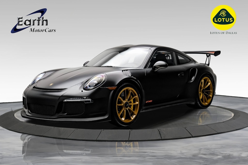 Used 2016 Porsche 911 GT3 RS Black Matte Wrap PCCB LED Lights Huge $236, 2D Coupe