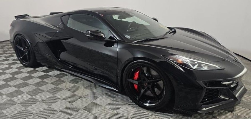 Used 2025 Chevrolet Corvette E-Ray 1LZ Torch Red Seat Belts Red Calipers Gloss 2D Coupe