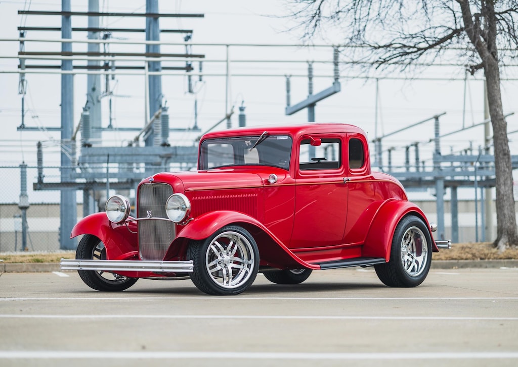 Used 1932 Ford 3 Window Steel Body, Extensive Ground-Up Build 2D Coupe