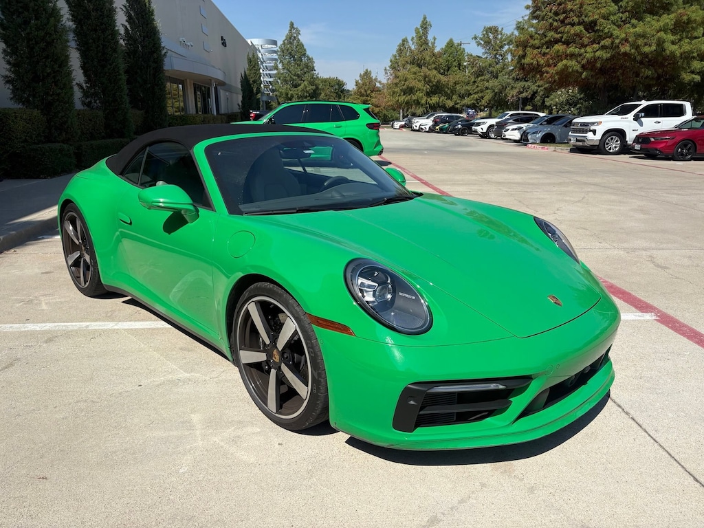 Used 2023 Porsche 911 Carrera 4S Rare Python Green Huge $205k MSRP! 2D Cabriolet