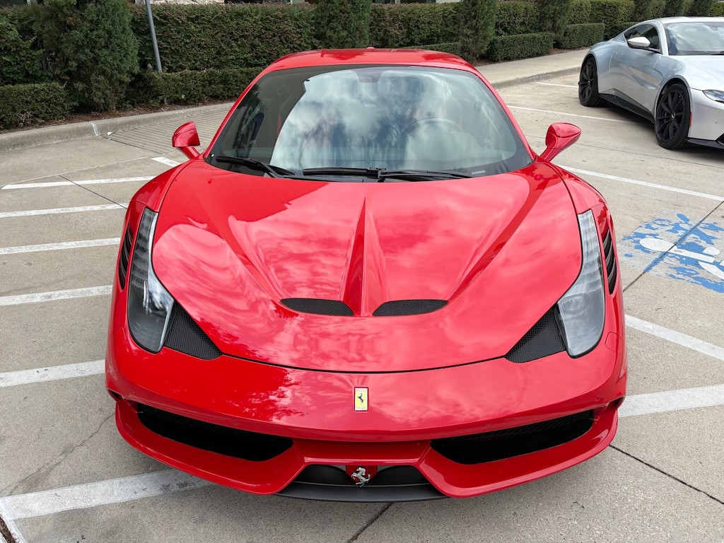 Used 2015 Ferrari 458 Italia Speciale Front Lift Shields Carbon Side Fins Carbo 2D Coupe