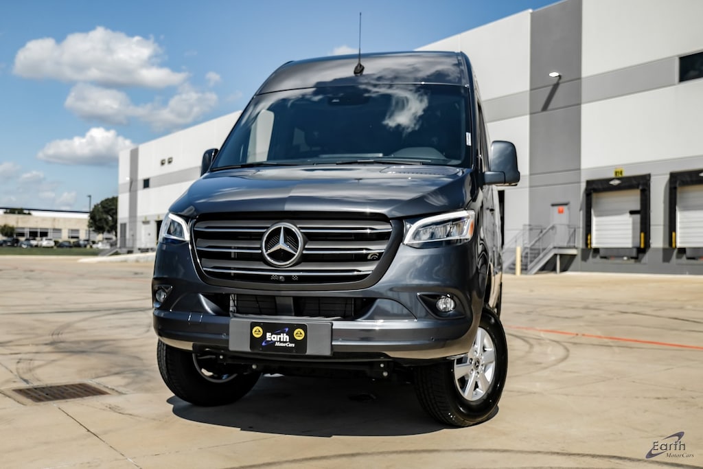 Used 2025 Mercedes-Benz Sprinter 2500 Earth Explorer Luxe Cruiser 9 Passenger 4MATIC® 3D Passenger Van