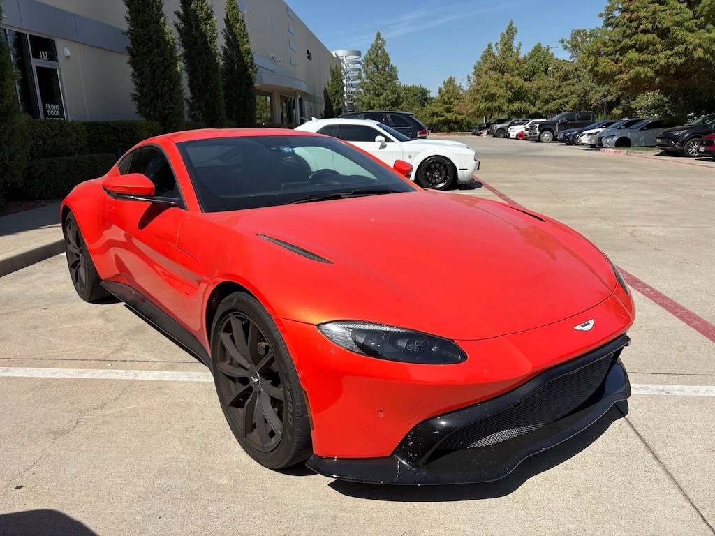Used 2020 Aston Martin Vantage Q Exclusive Paint Sports Plus Carbon Textured Blac 2D Coupe