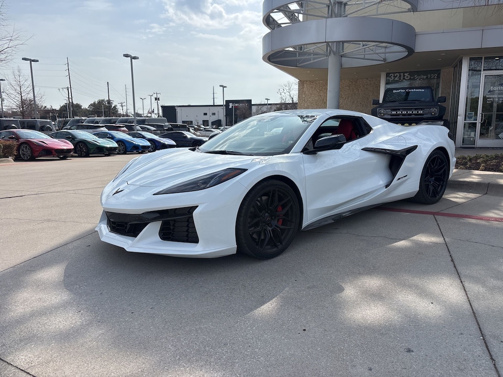 Used 2025 Chevrolet Corvette Z06 2LZ Front Lift GT2 Seats Spider Design Black W Convertible